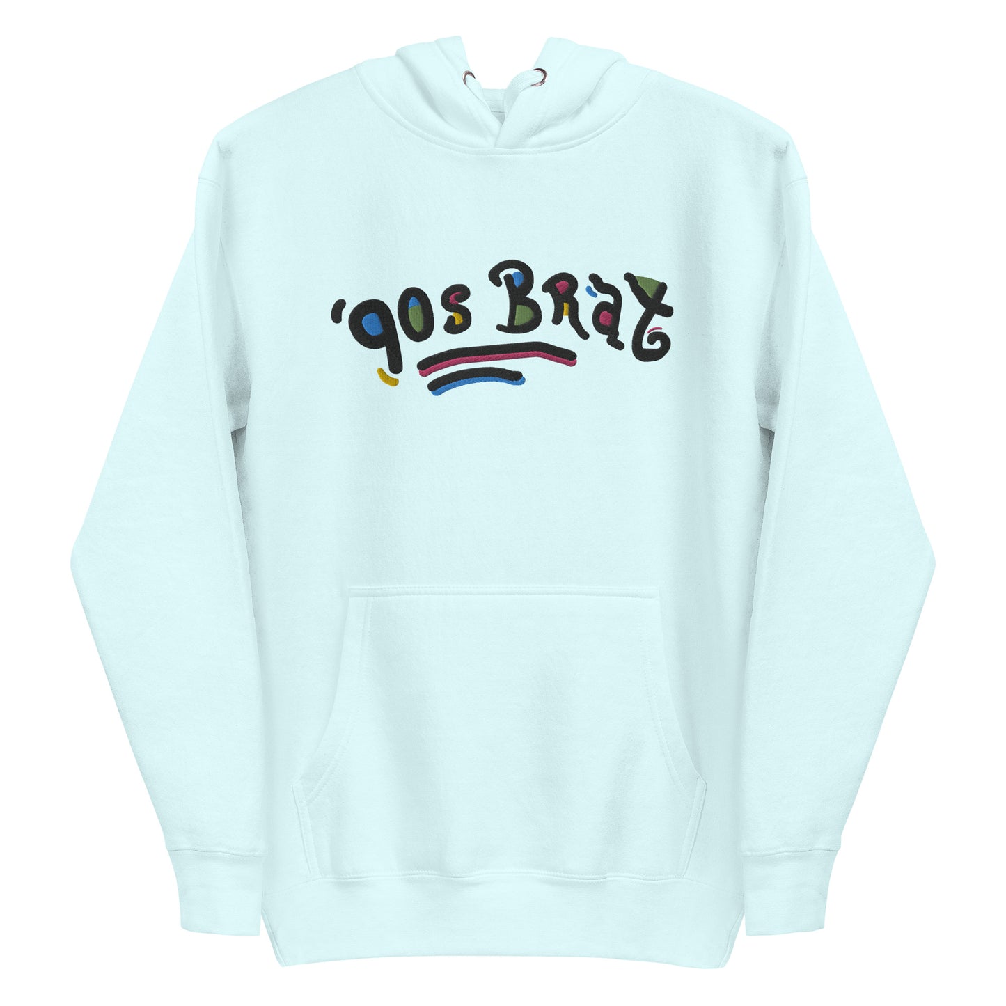 90s Brat embroidered hoodie