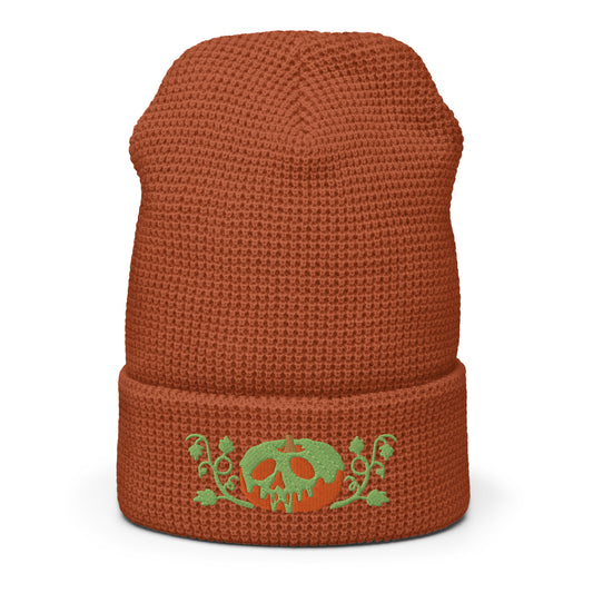 Poison Pumpkin waffle beanie