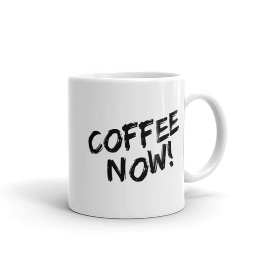 COFFEE NOW! ceramic mug