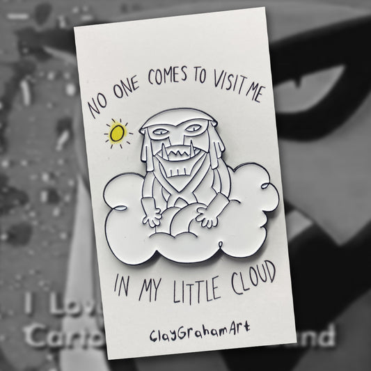 In My Little Cloud 1.75" soft enamel pin