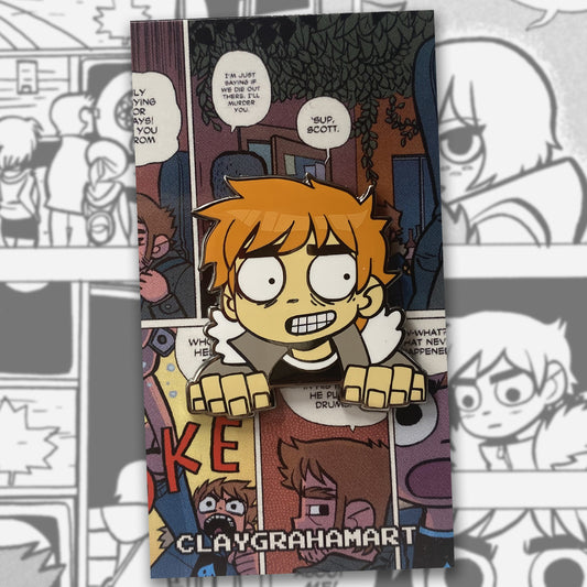 Scott P Peeker 1.5" hard enamel pin