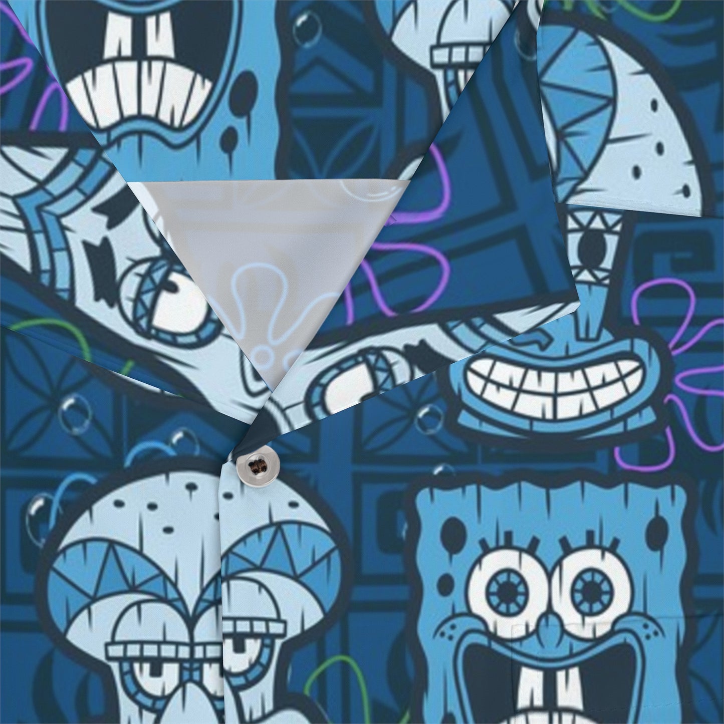 Bikini Bottom Tiki hawaiian shirt