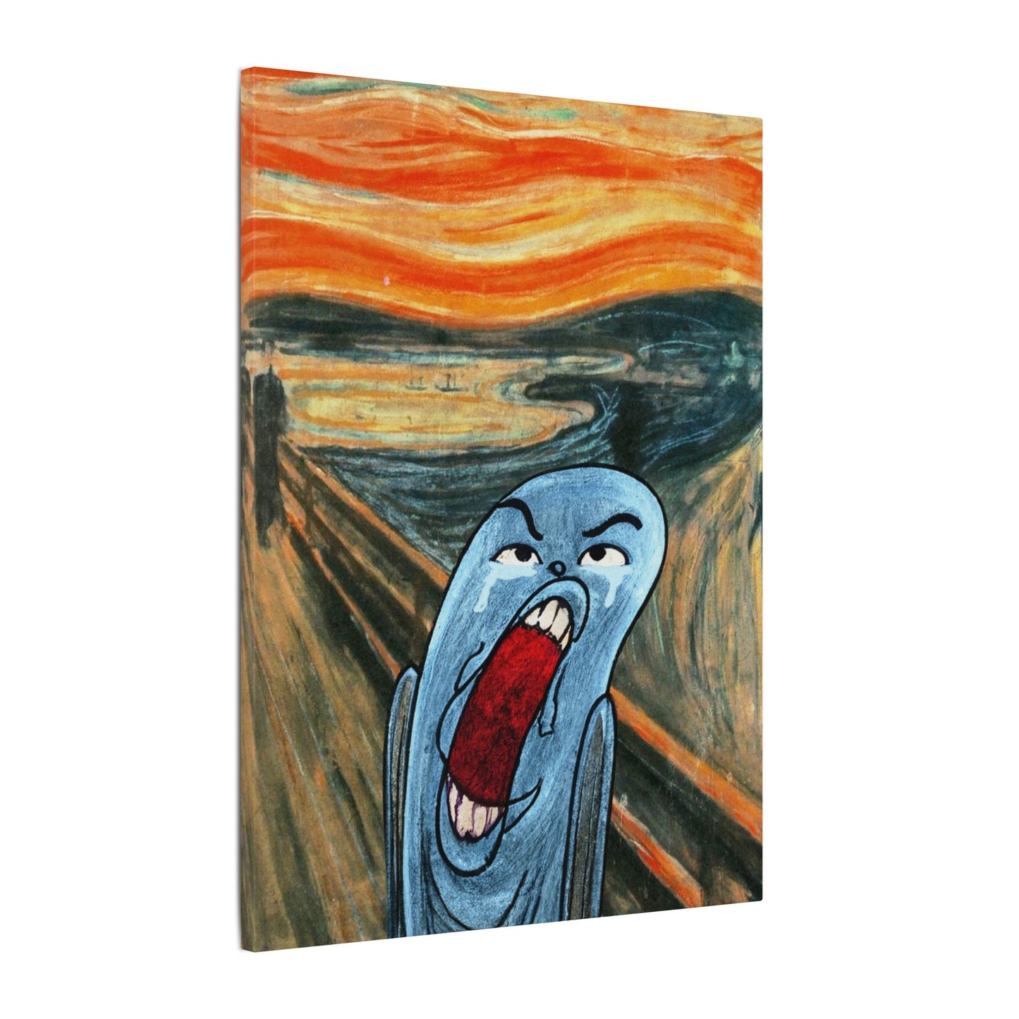 The Ugly Smell Scream canvas print