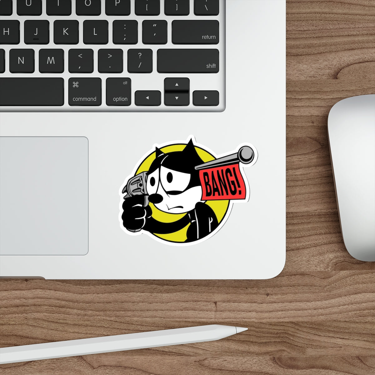Jokes On Me vinyl sticker