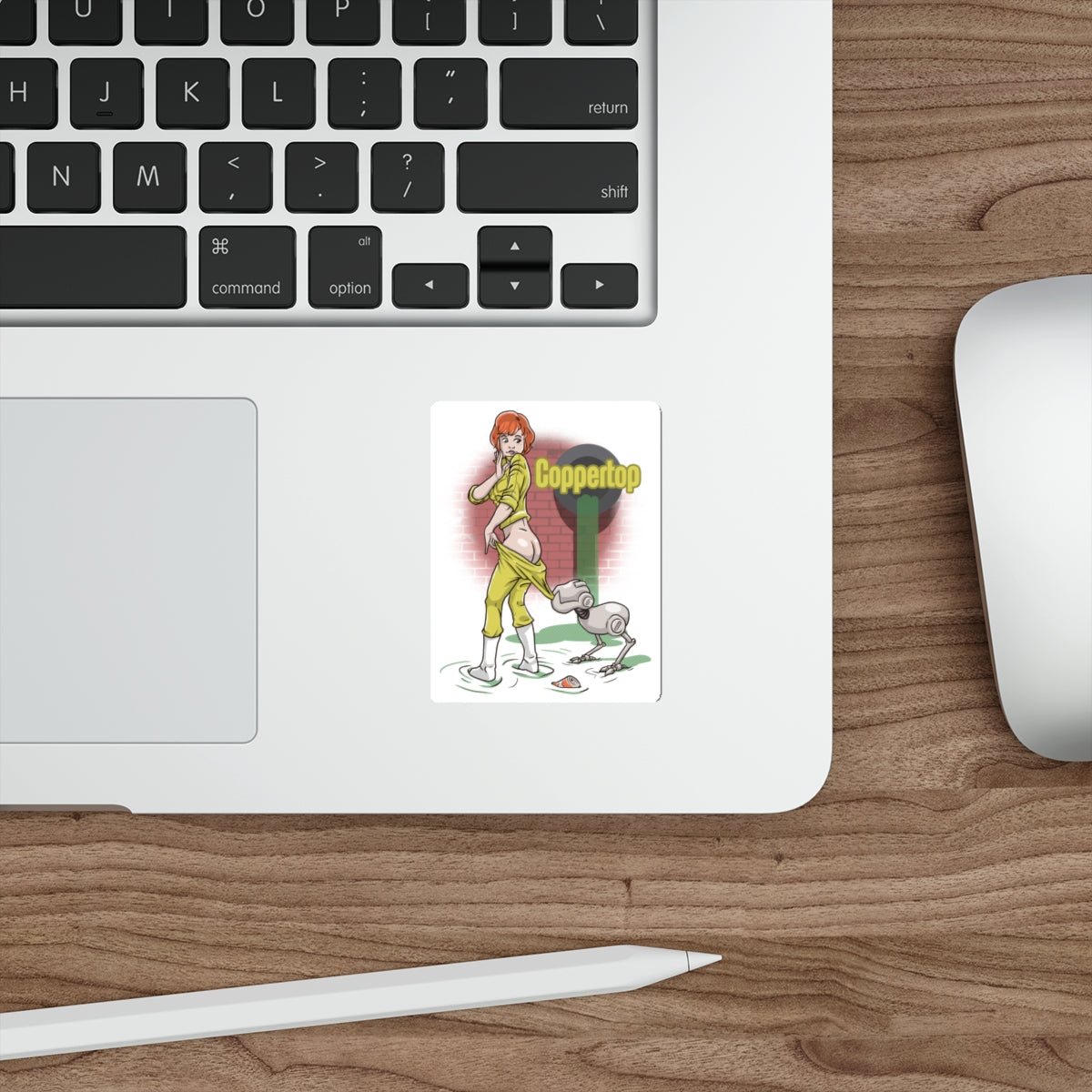 Coppertop Lotion vinyl sticker