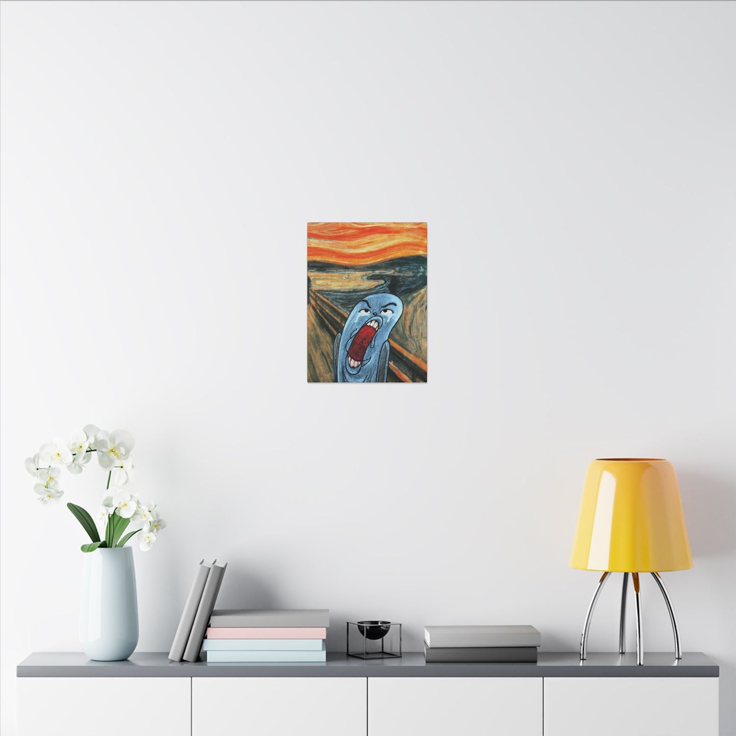The Ugly Smell Scream canvas print