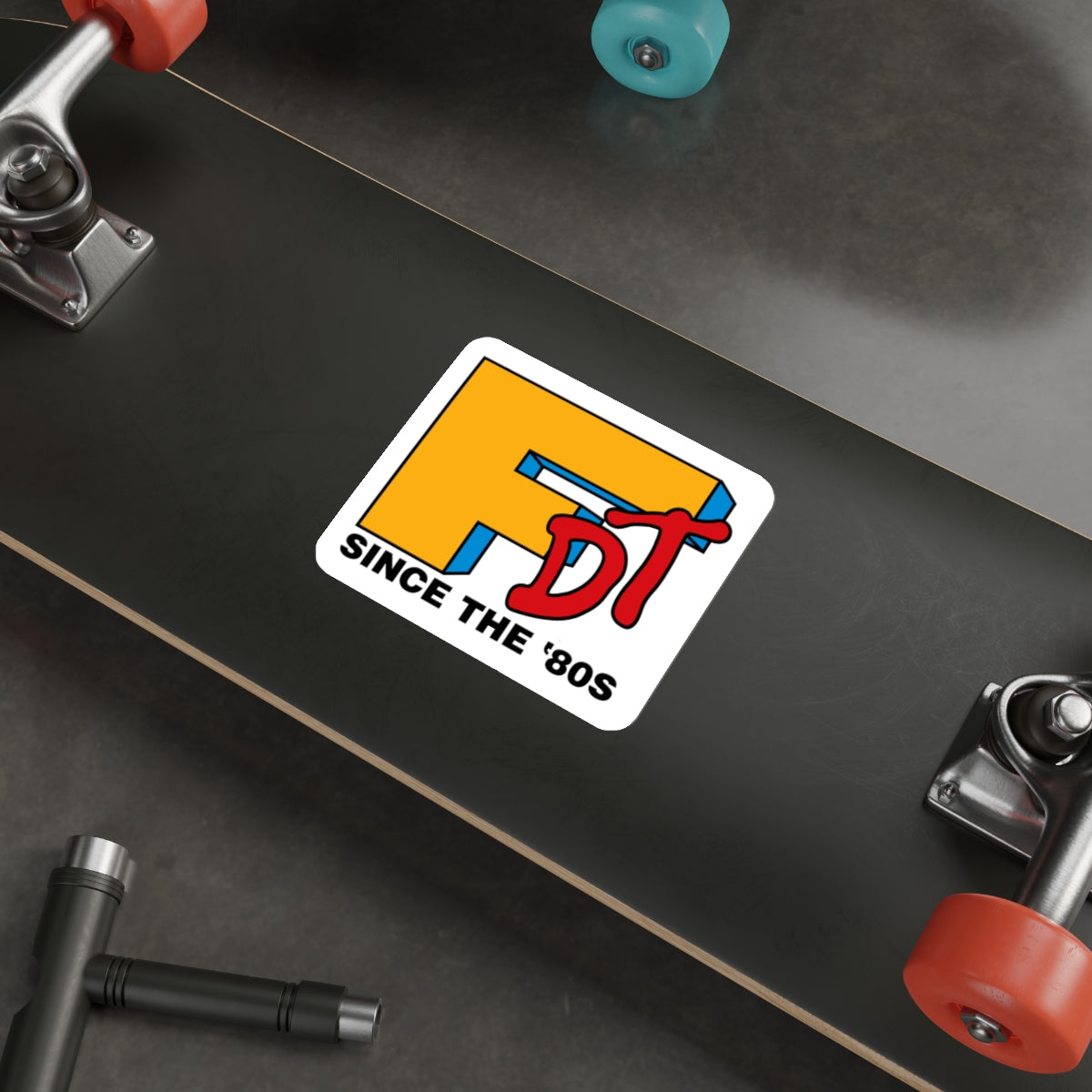 I Want My FDT vinyl sticker