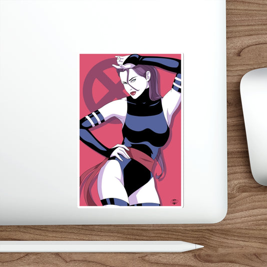 Psylocke'd In vinyl sticker