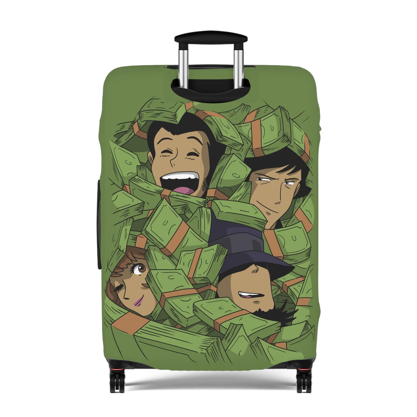 Buried In Cash luggage cover