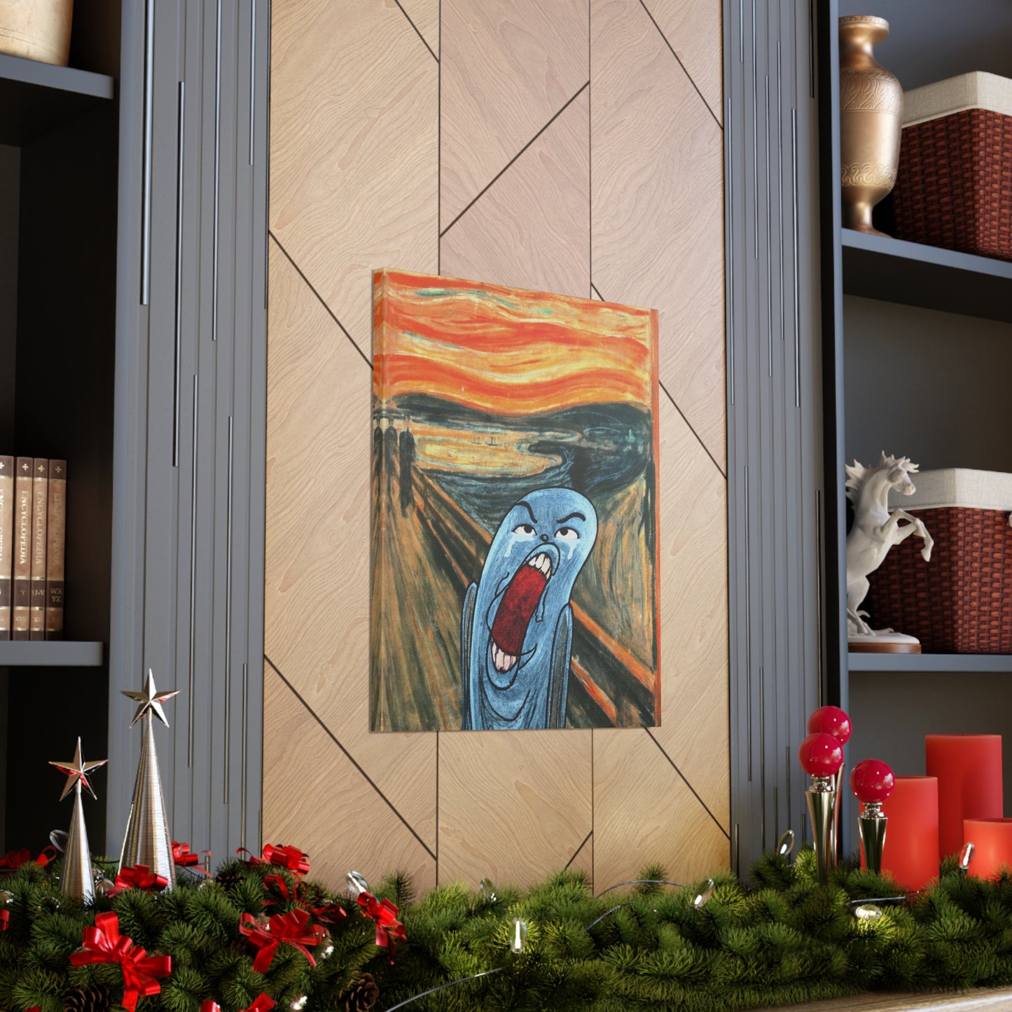 The Ugly Smell Scream 24" x 30" canvas print