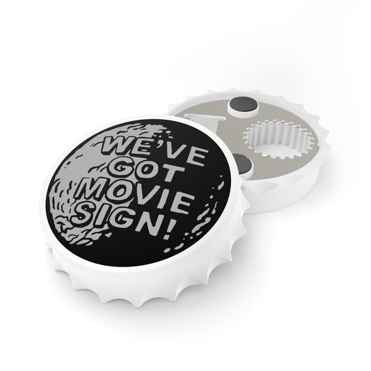 Movie Sign magnetic bottle opener