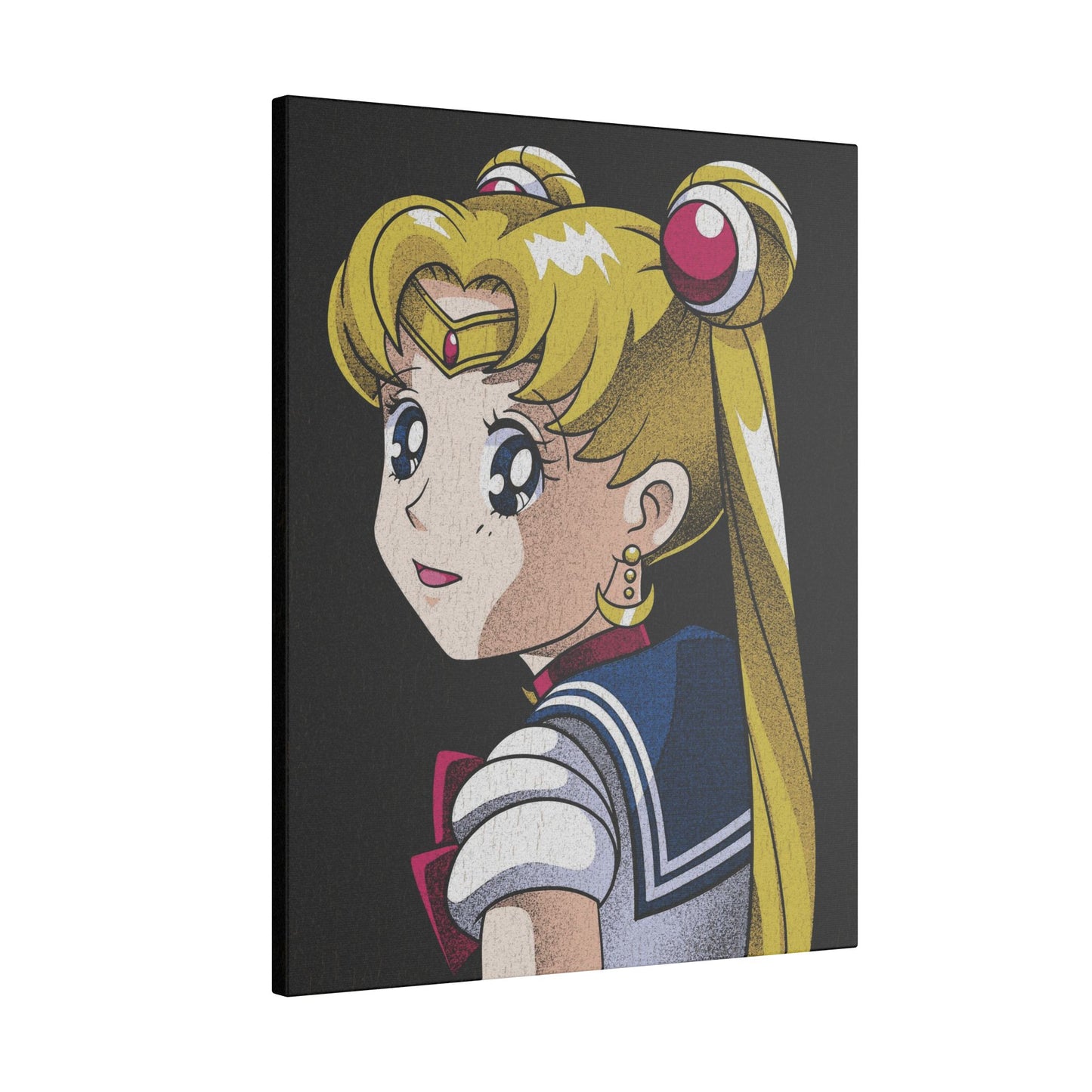 Girl with the Moon-Shaped Earring 16" x 20" canvas print
