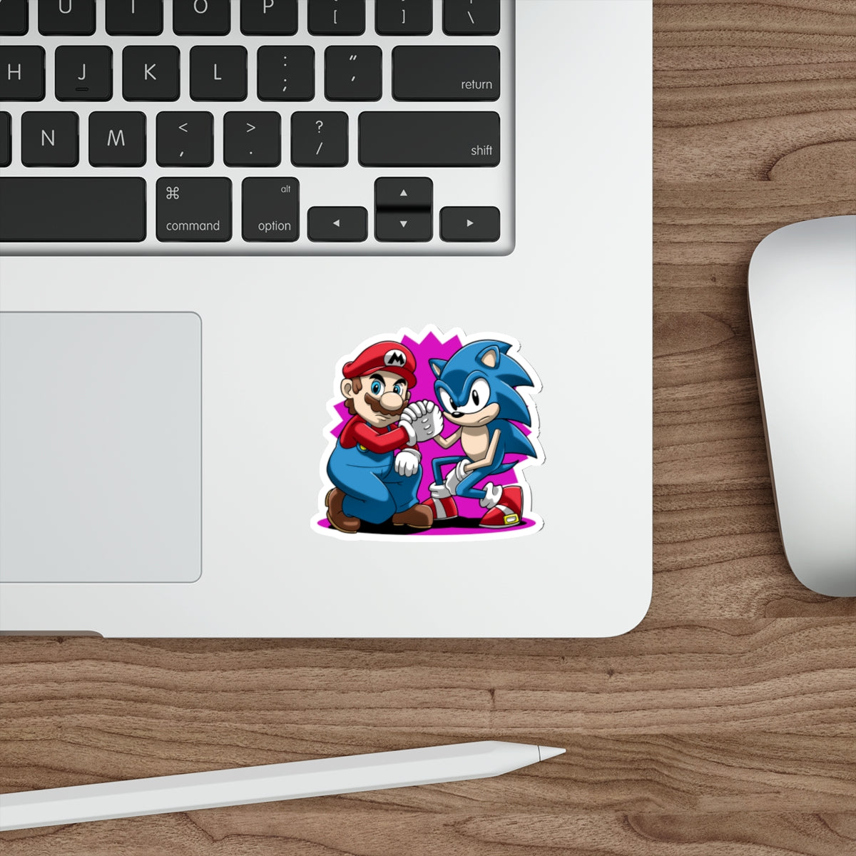 Mascot Squat vinyl sticker