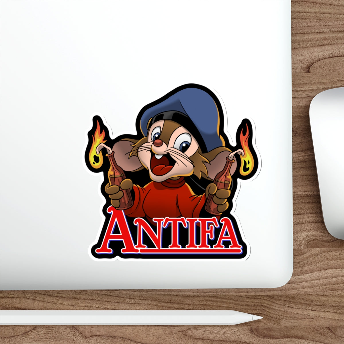 Mousekewitz Terrorist vinyl sticker