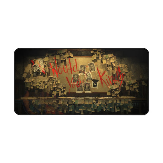 Would You Kindly desk mat
