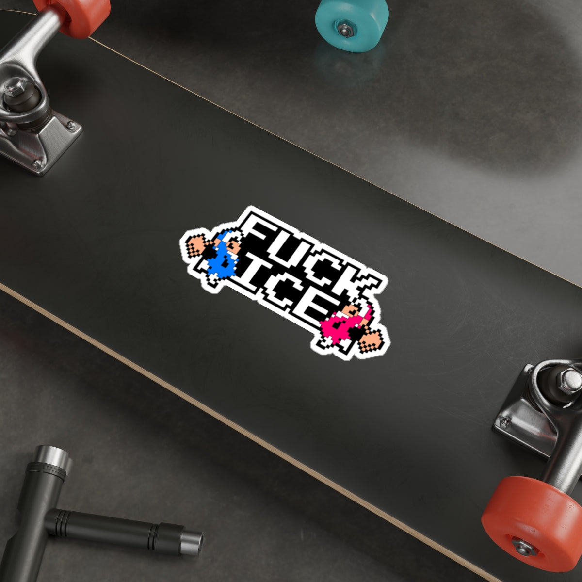Eff ICE Climber vinyl sticker