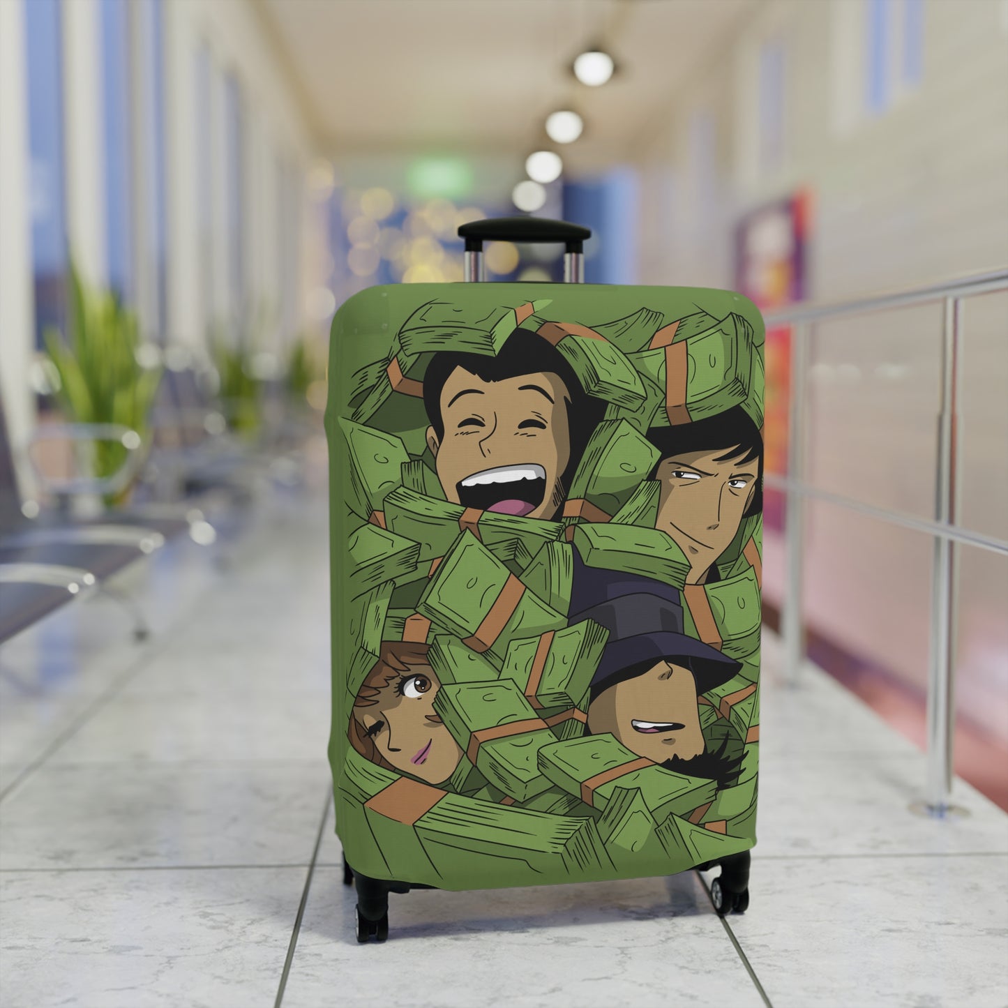 Buried In Cash luggage cover