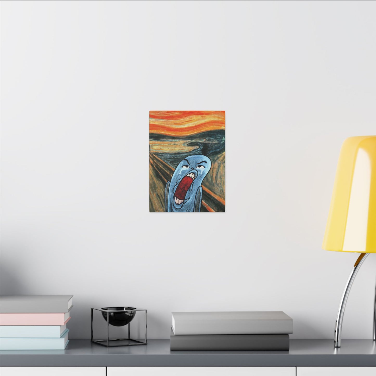 The Ugly Smell Scream canvas print