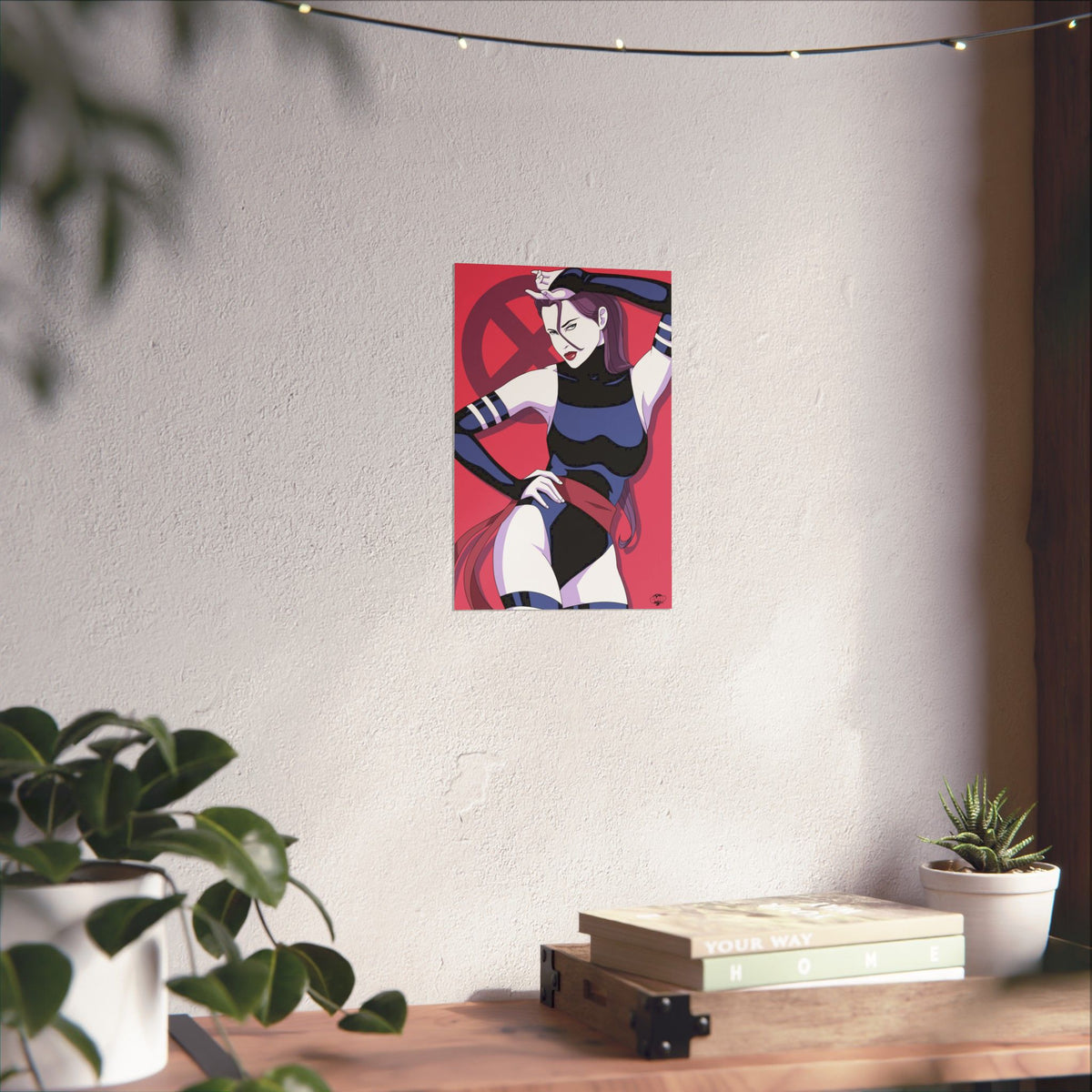 Psylocke'd In matte poster