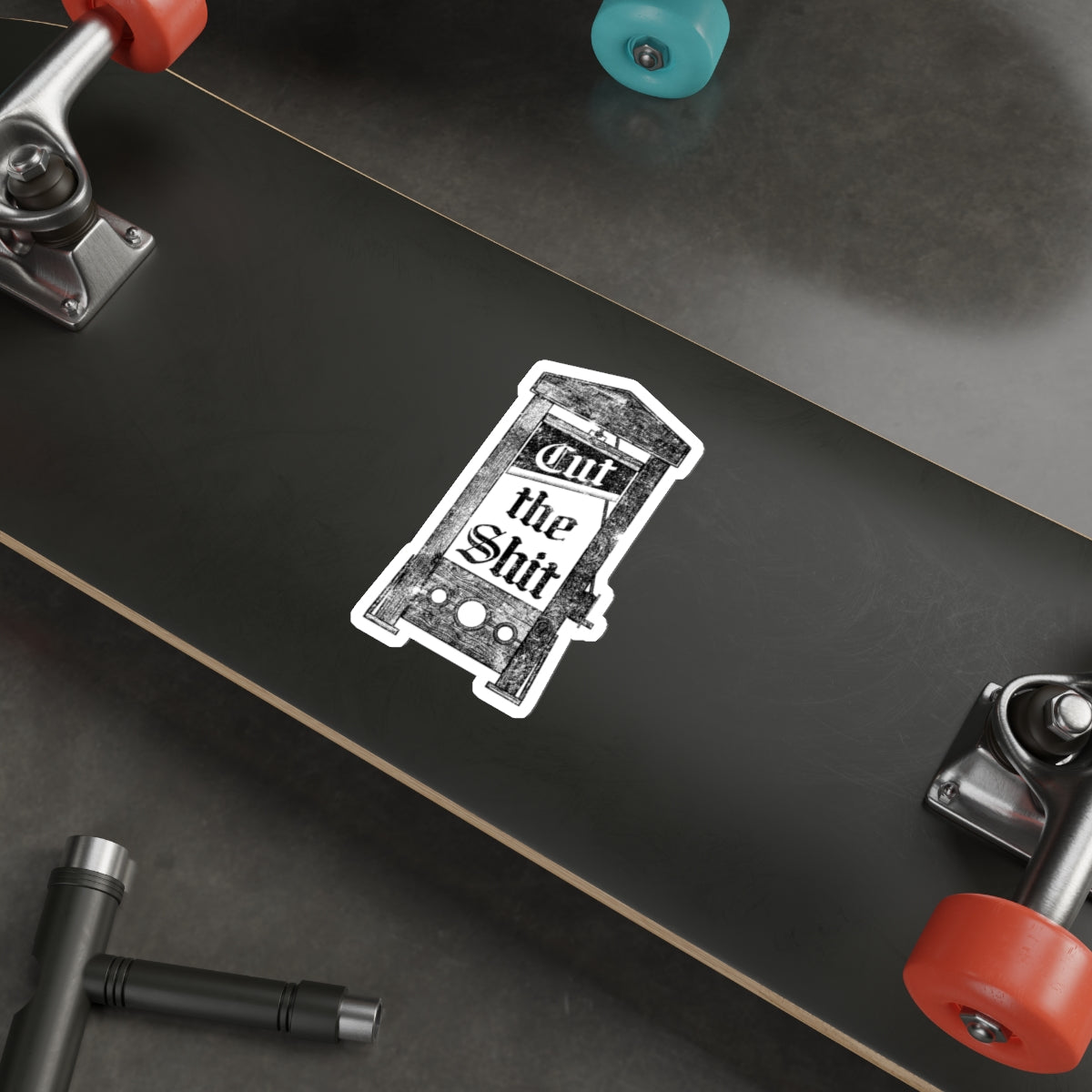 Cut the Shi*t vinyl sticker