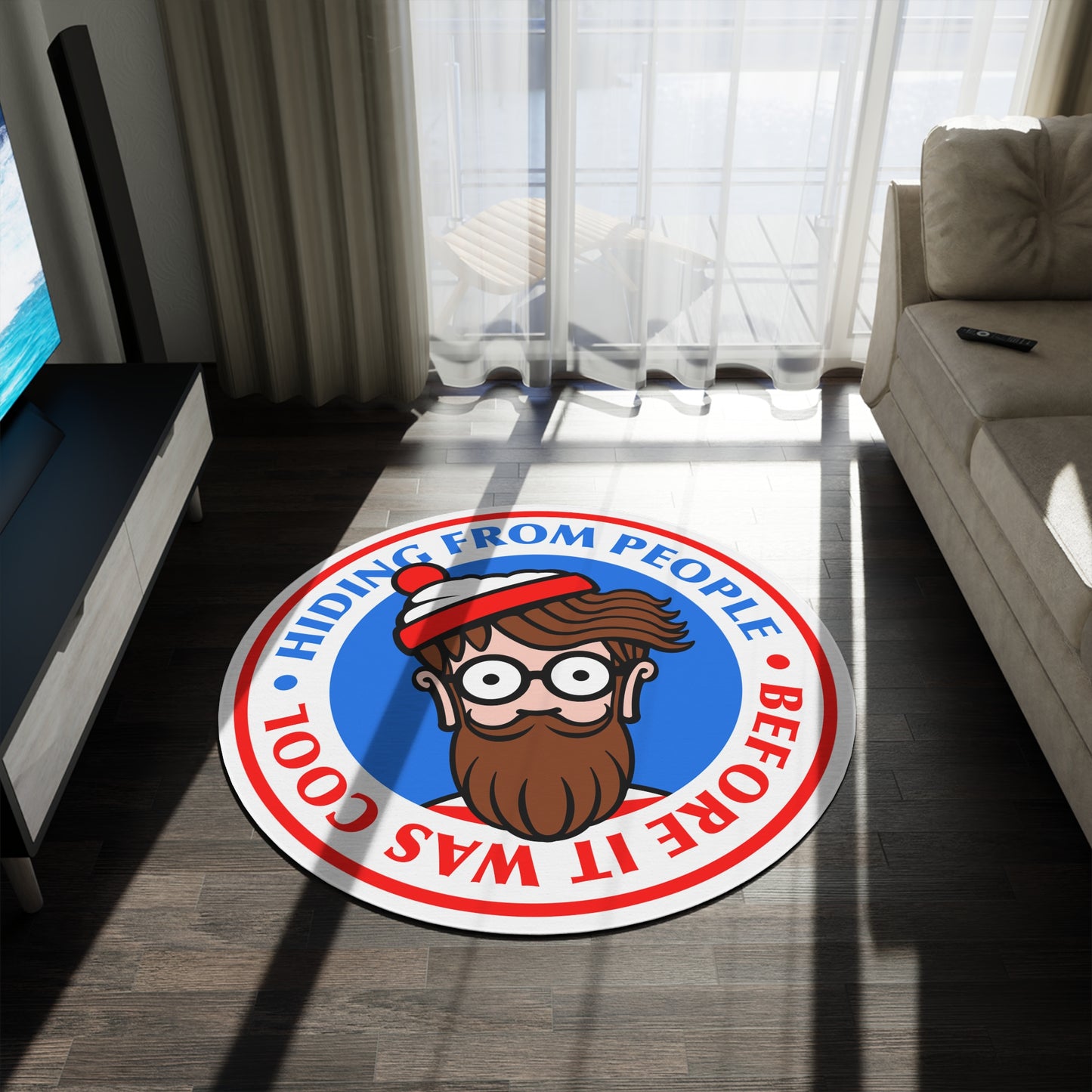 Original Hipster round rug