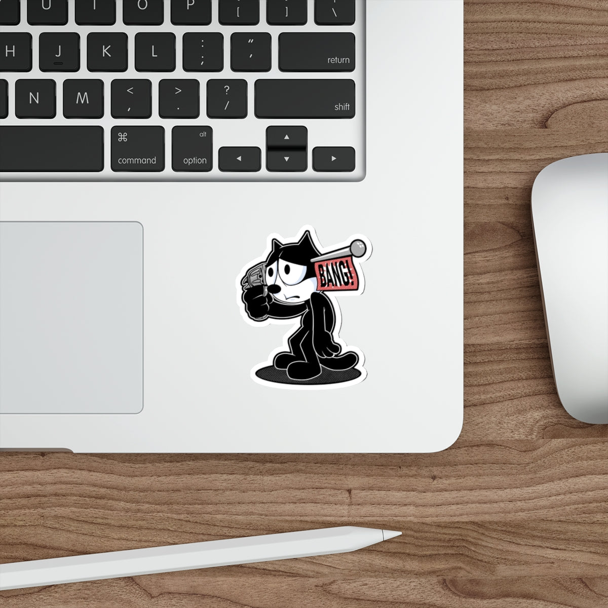 Jokes On Me vinyl sticker