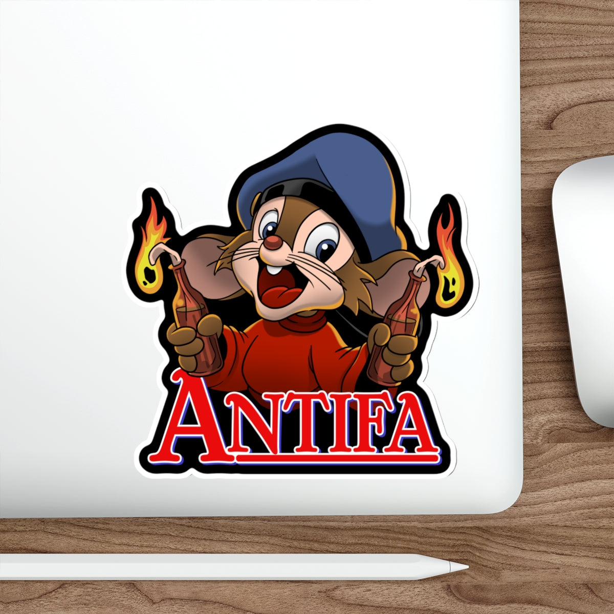 Mousekewitz Terrorist vinyl sticker