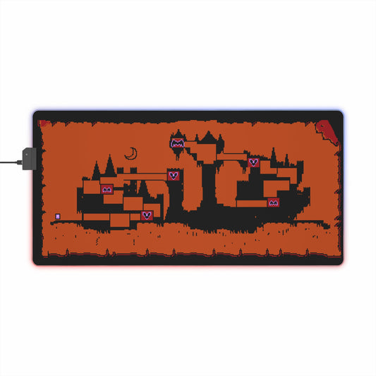 Mapplevania LED desk mat