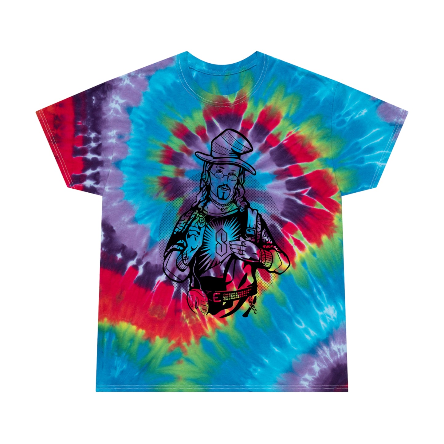 Jesus Is All That and a Bag of Chips tie-dye t-shirt