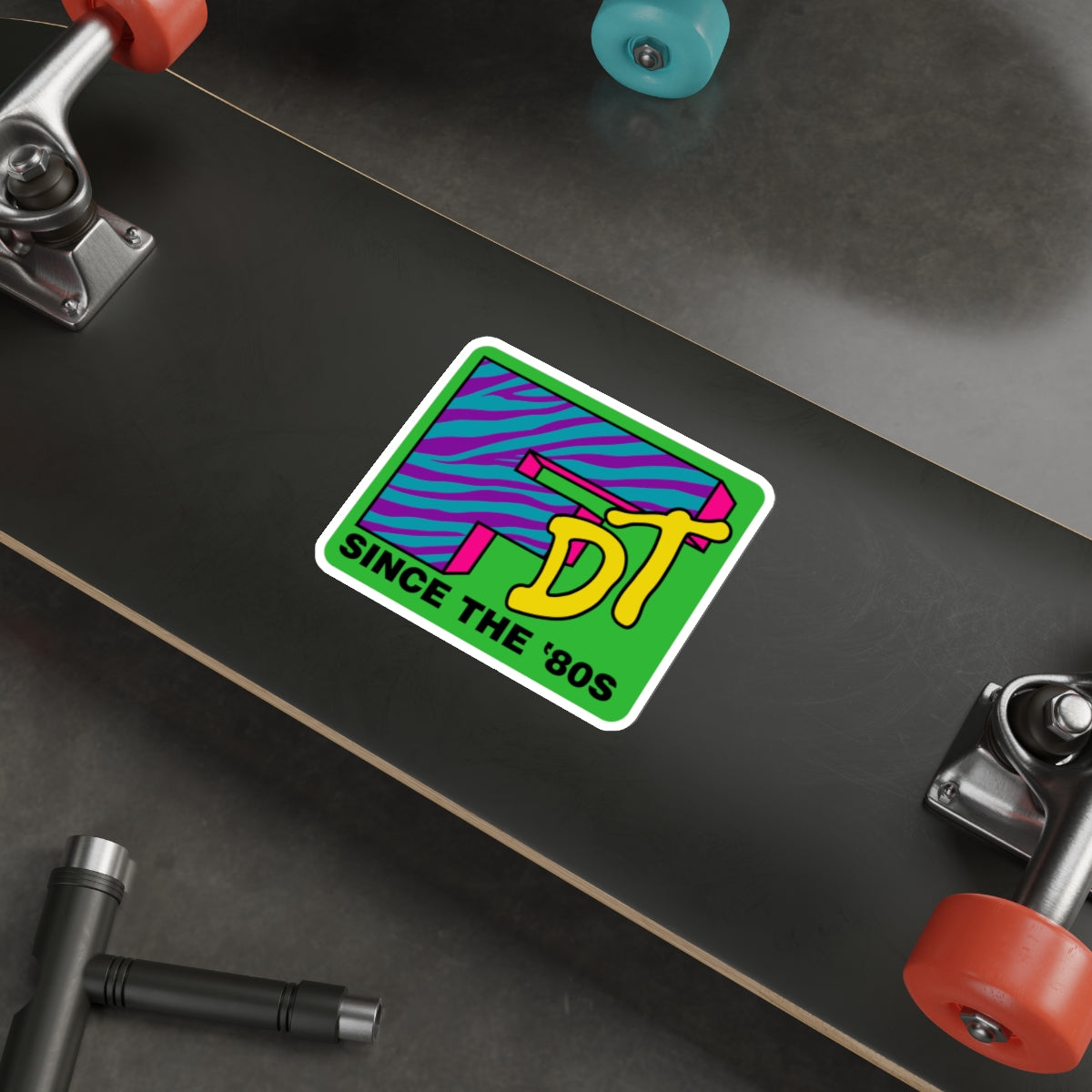 I Want My FDT Zebra vinyl sticker