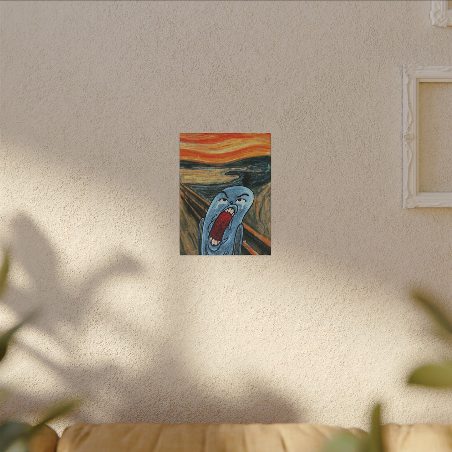 The Ugly Smell Scream canvas print