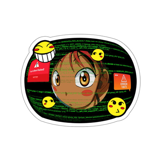 You've Been Hacked vinyl sticker