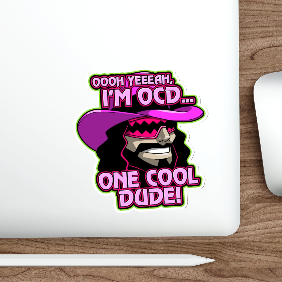 One Cool Dude vinyl sticker
