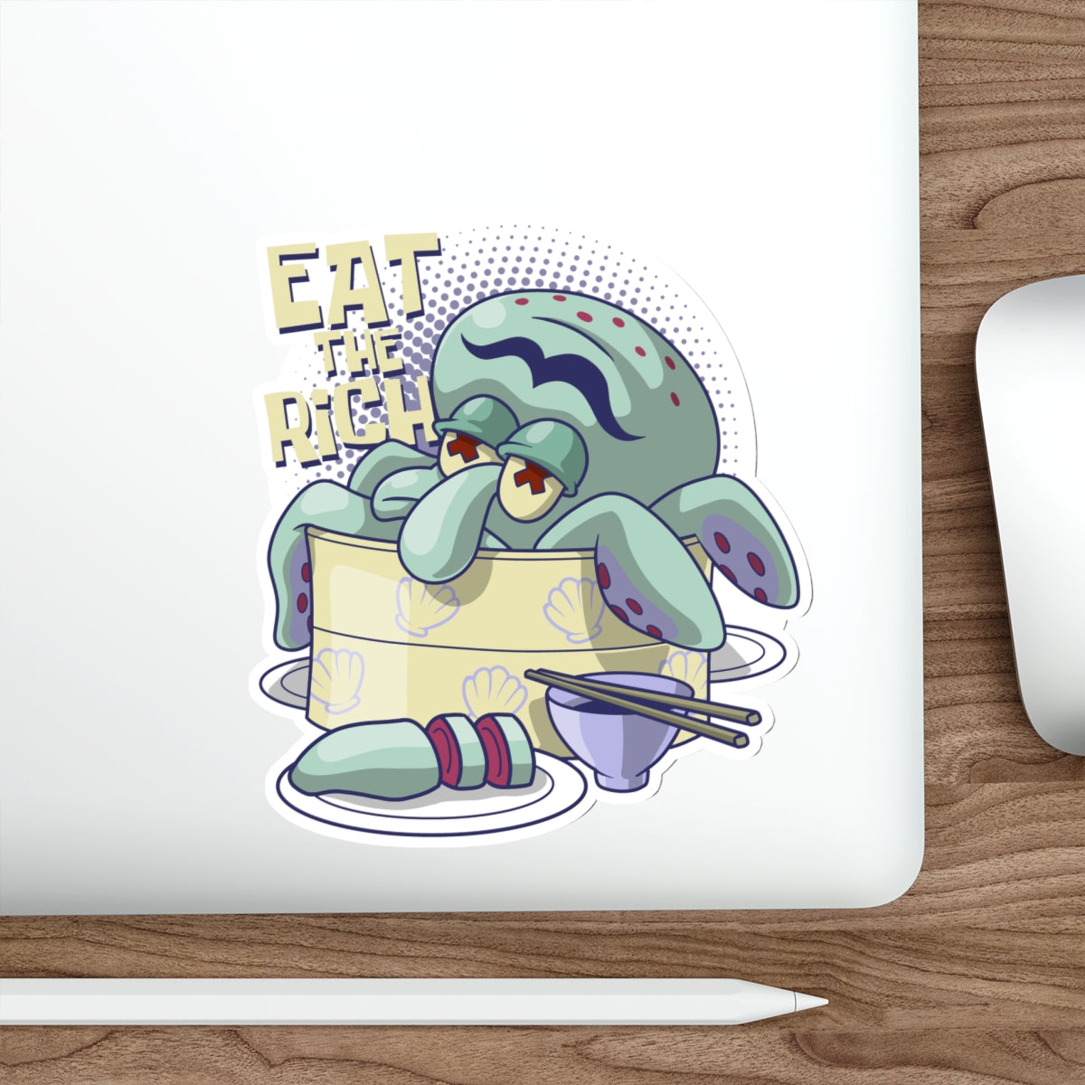 Eat the Rich vinyl sticker