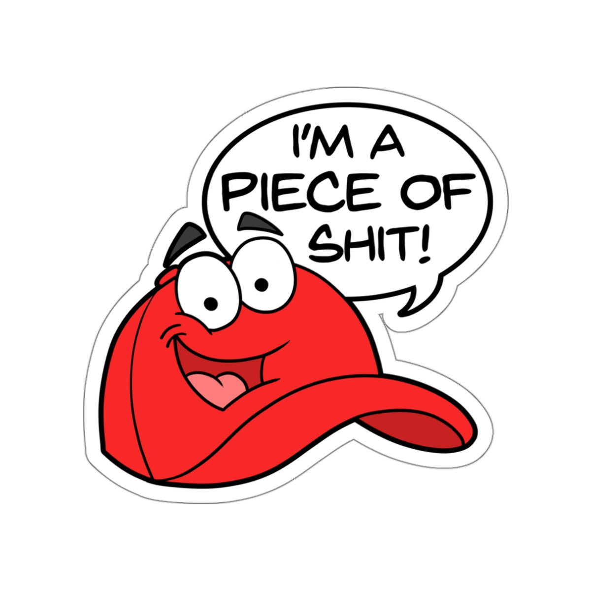 Red Hat Meaning vinyl sticker