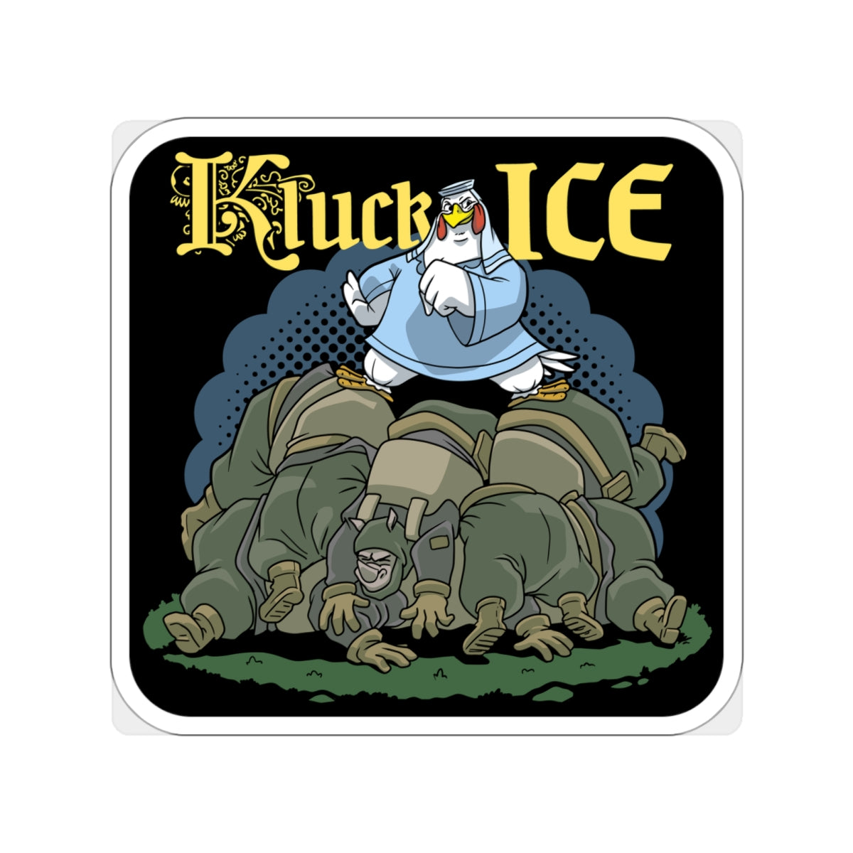 Kluck ICE vinyl sticker