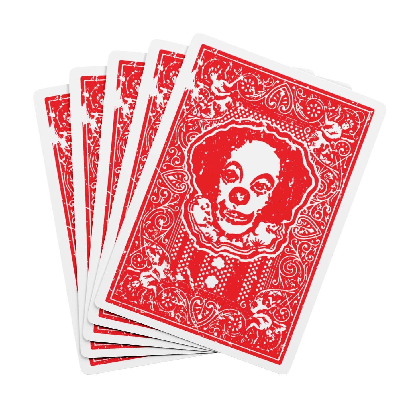 Dancing Clown playing cards