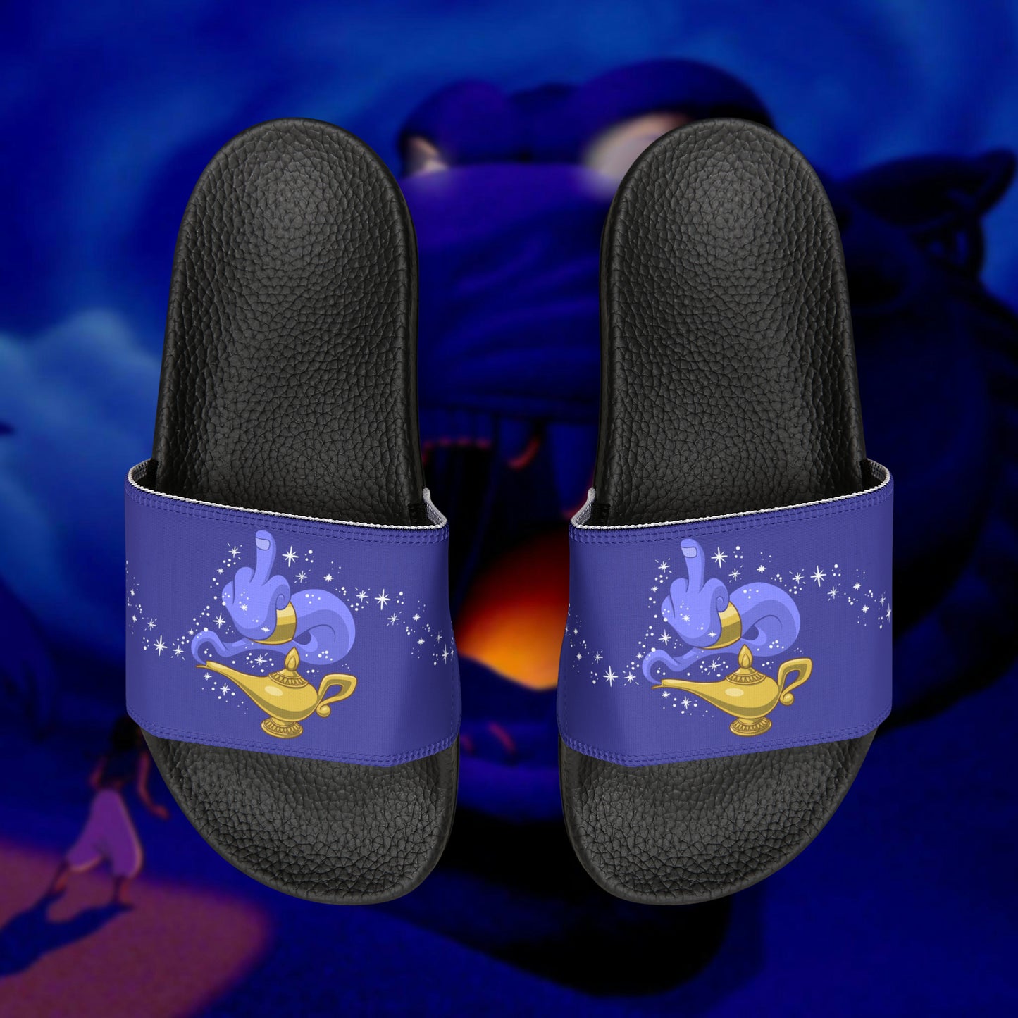 One Wish Left men's PU slide sandals