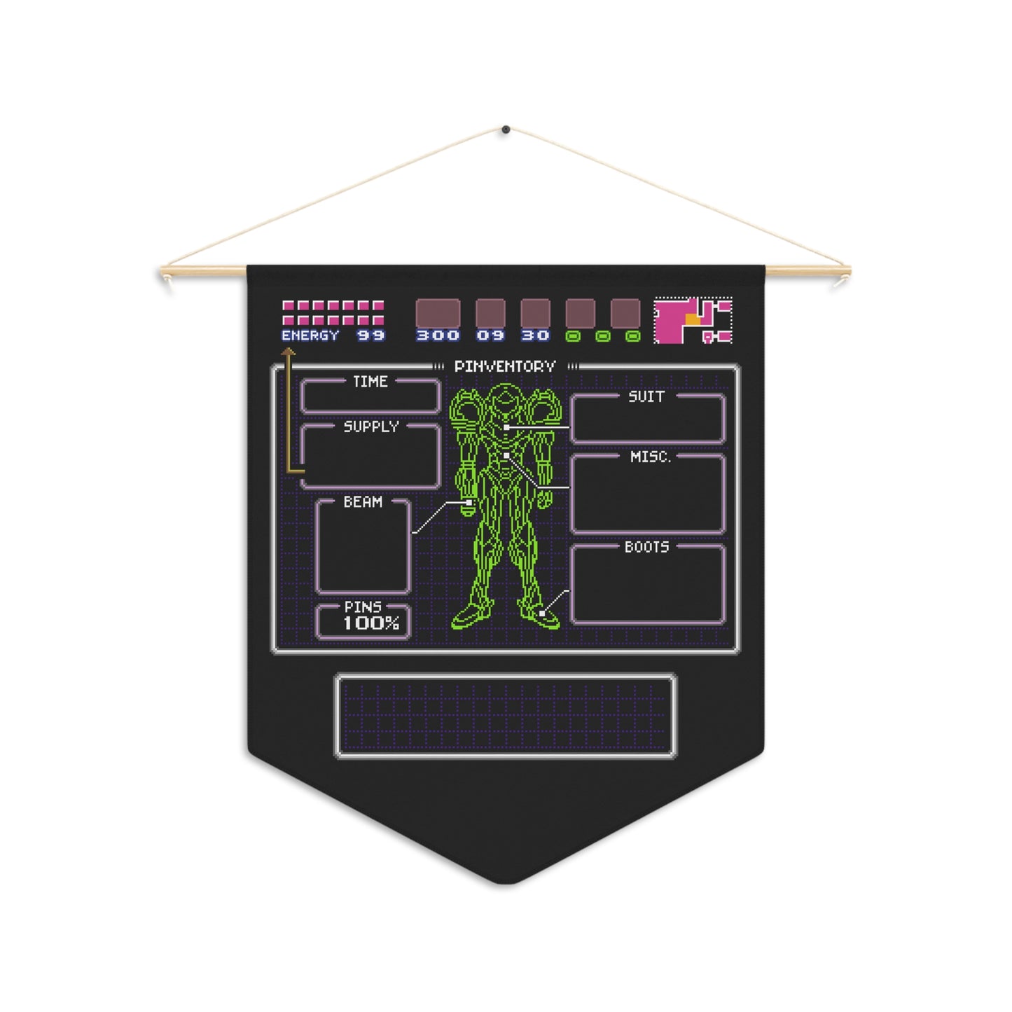 Space Hunter Pinventory Pennant
