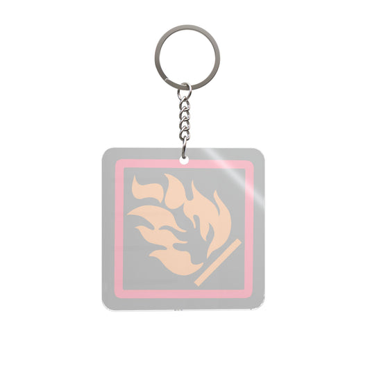 Acid Burn acrylic keychain