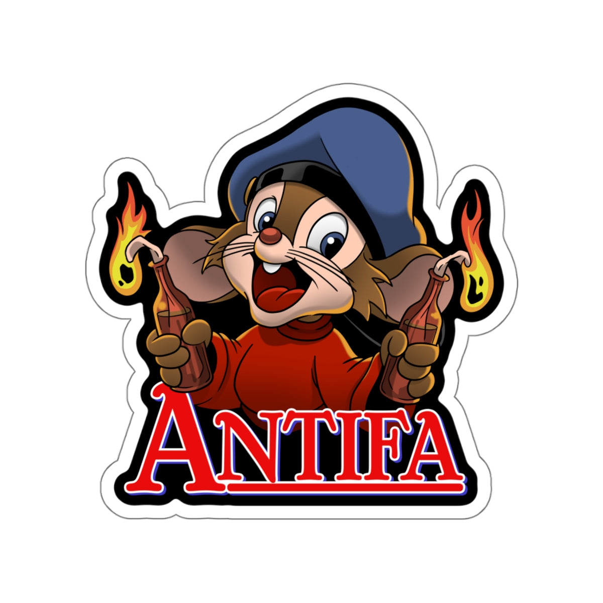 Mousekewitz Terrorist vinyl sticker