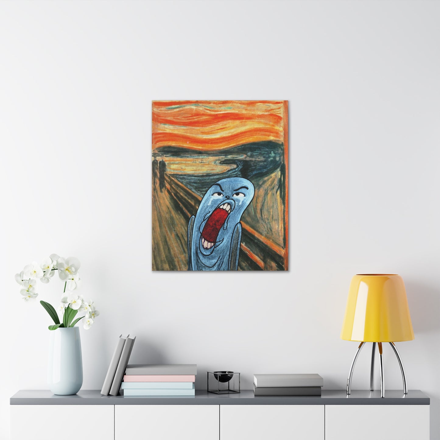 The Ugly Smell Scream 24" x 30" canvas print