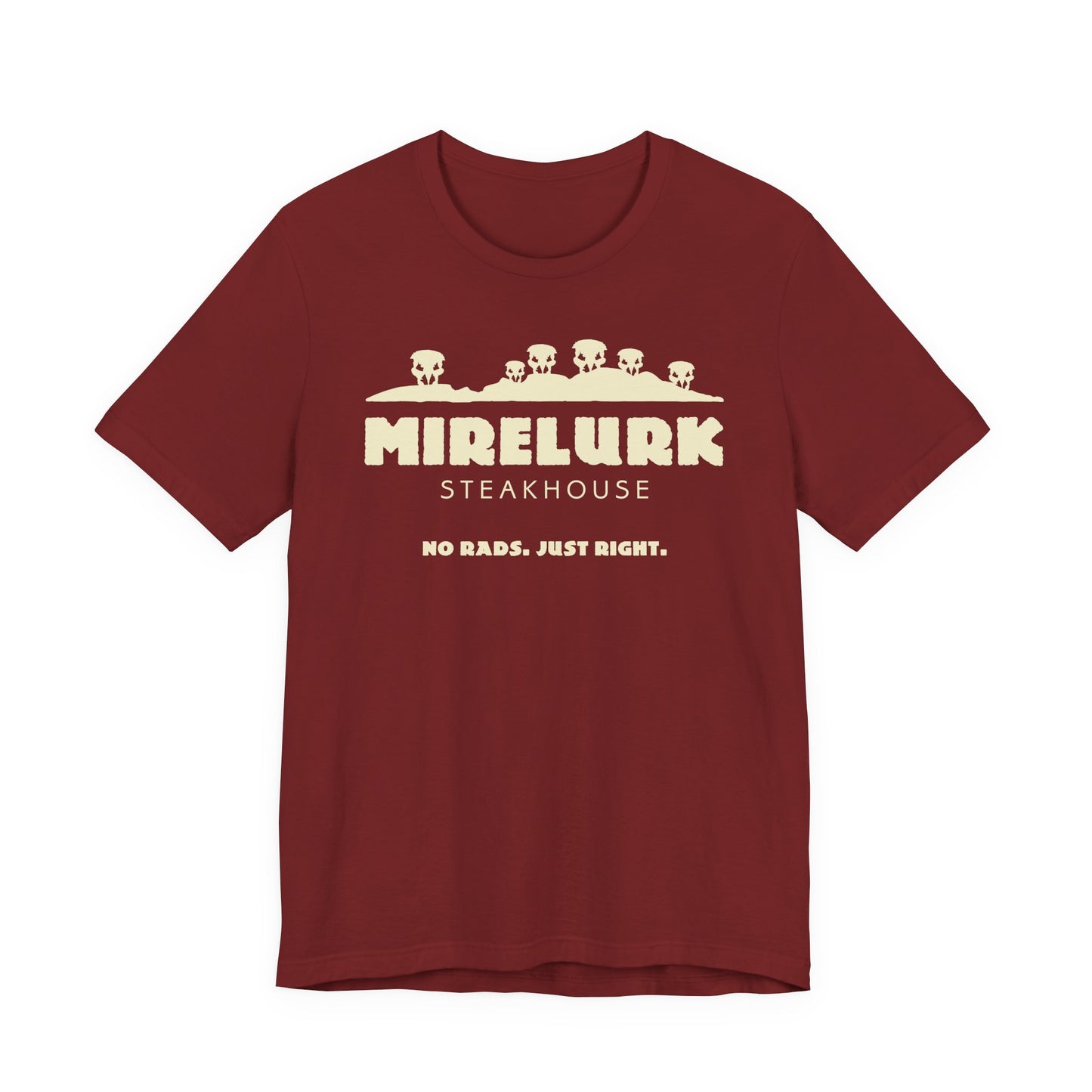 Wasteland Dining Mirelurk Steakhouse t-shirt