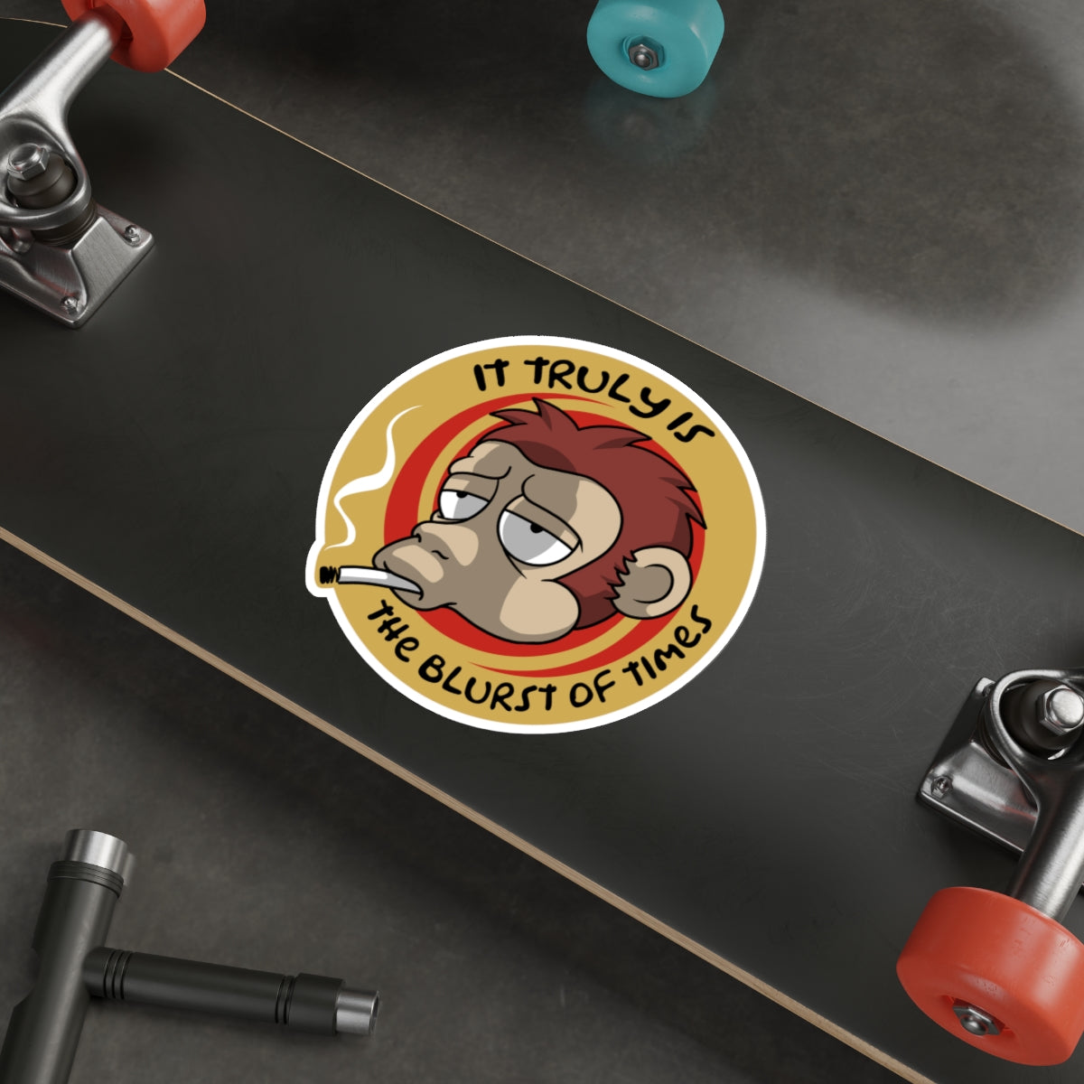 Blurst of Times vinyl sticker