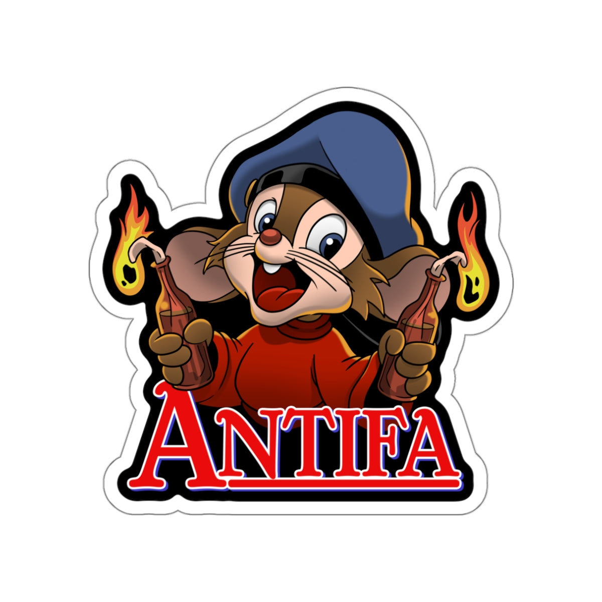 Mousekewitz Terrorist vinyl sticker