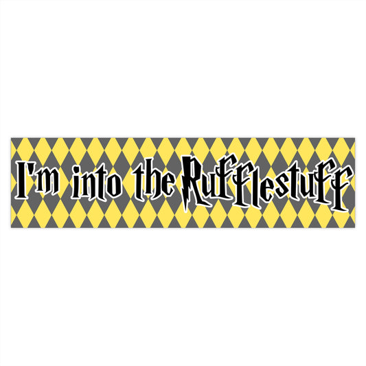 Dirty Potter RuffleStuff bumper sticker