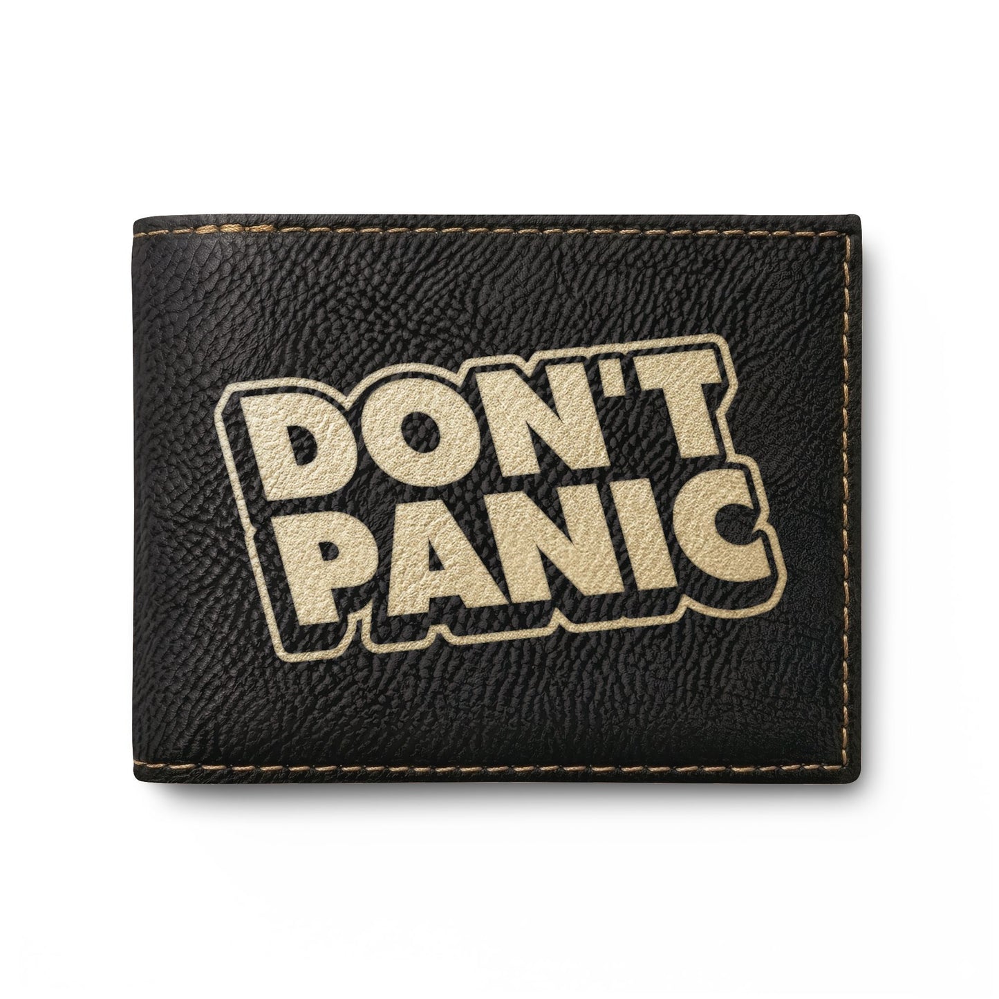 Don't Panic bi-fold wallet