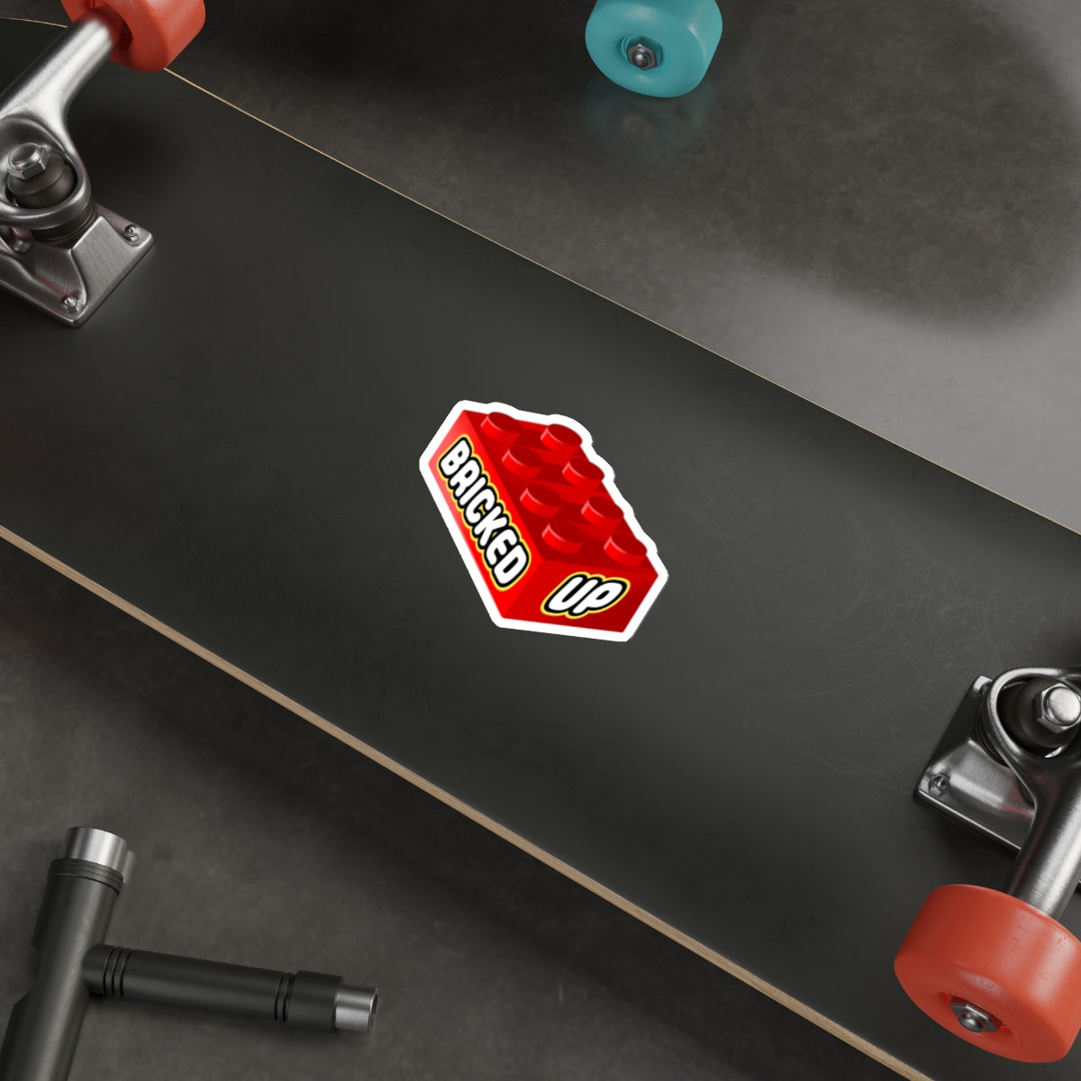 Bricked Up vinyl sticker