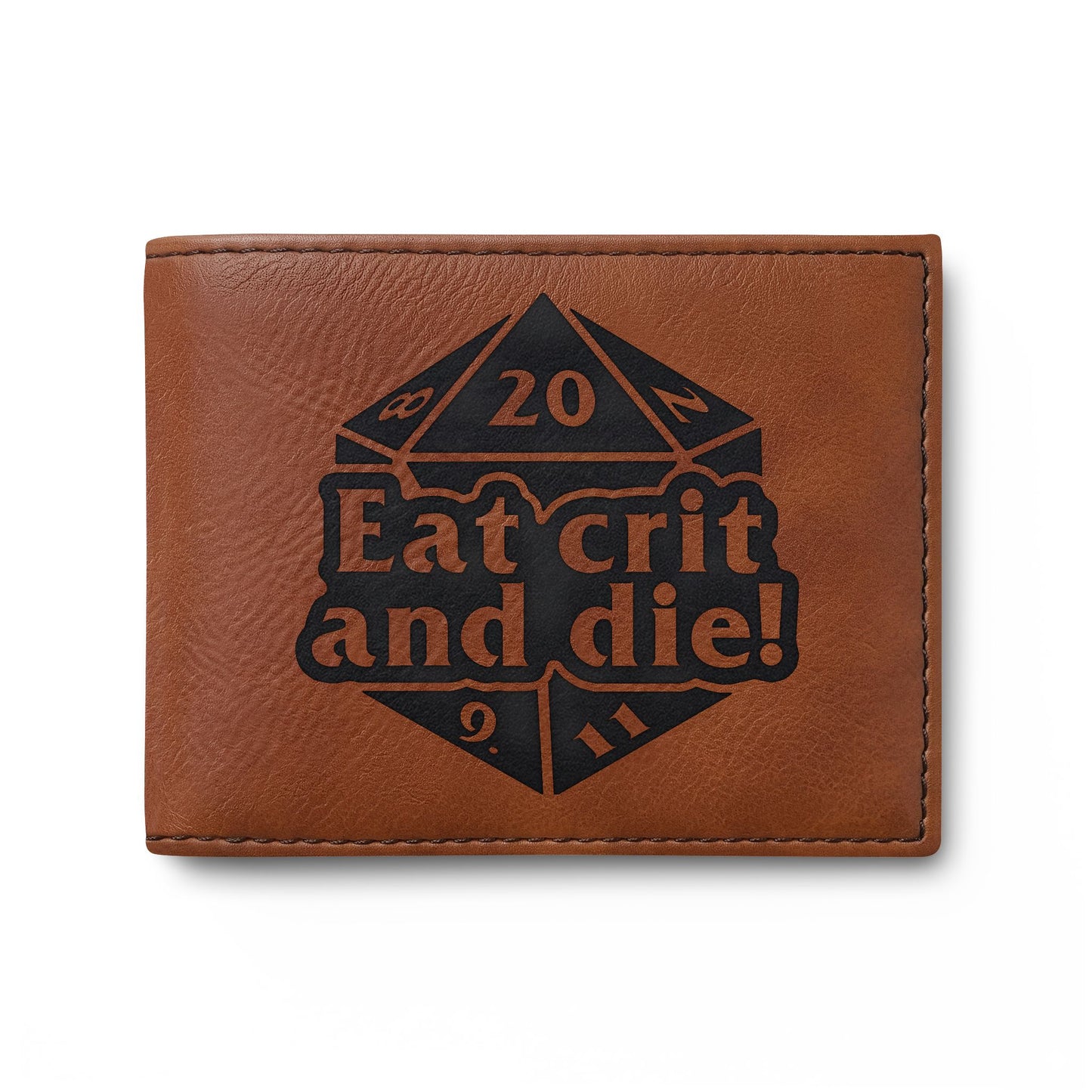 Eat Crit and Die! bi-fold wallet