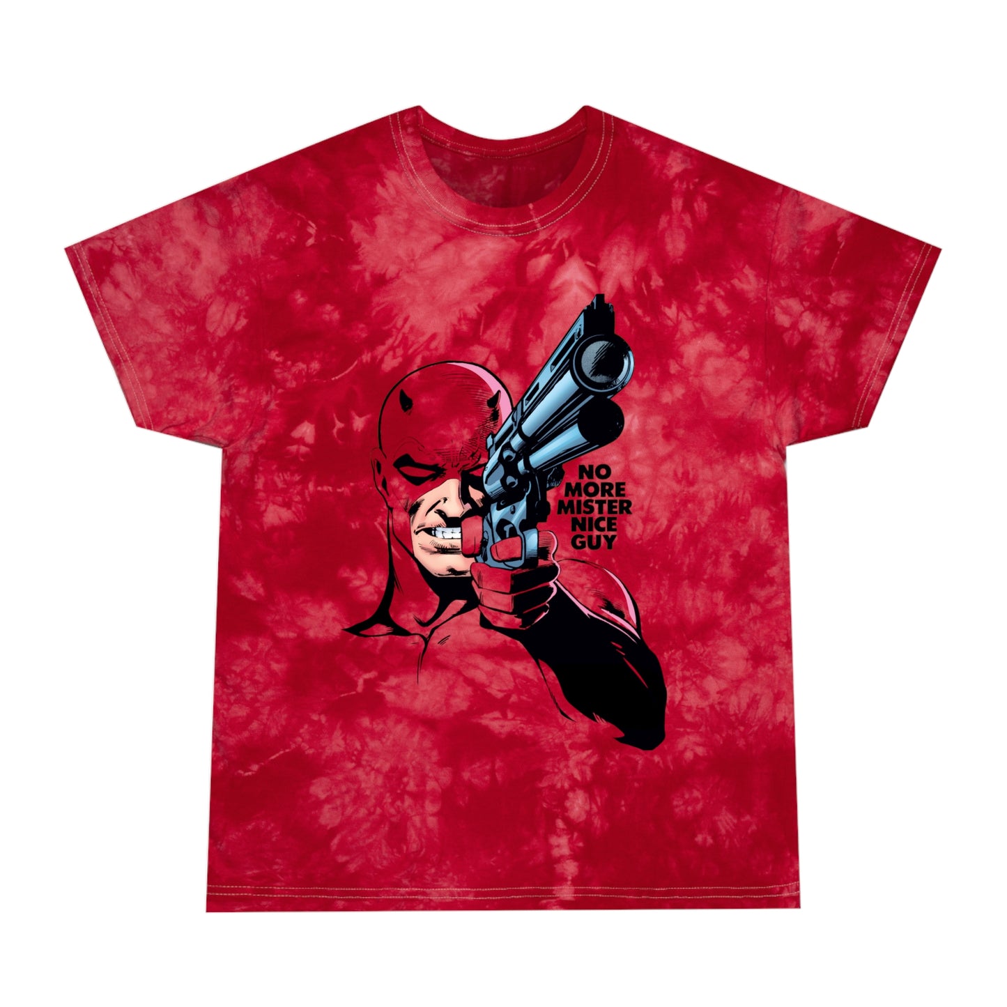 The Man Without Fear tie-dye tee